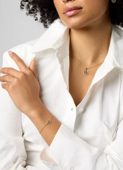 Birthstones geelgouden hanger smaragd (Mei)