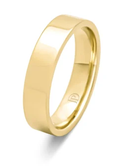 Geelgouden 18 kt trouwring, Wedding