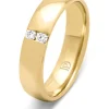 Geelgouden 18 kt trouwring, Wedding
