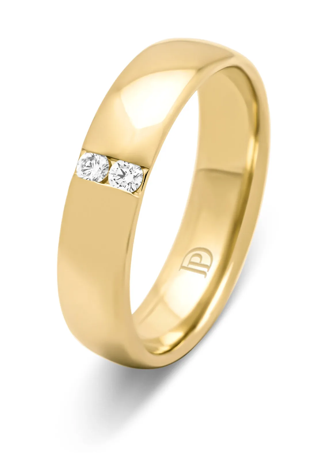 Geelgouden 18 kt trouwring, Wedding