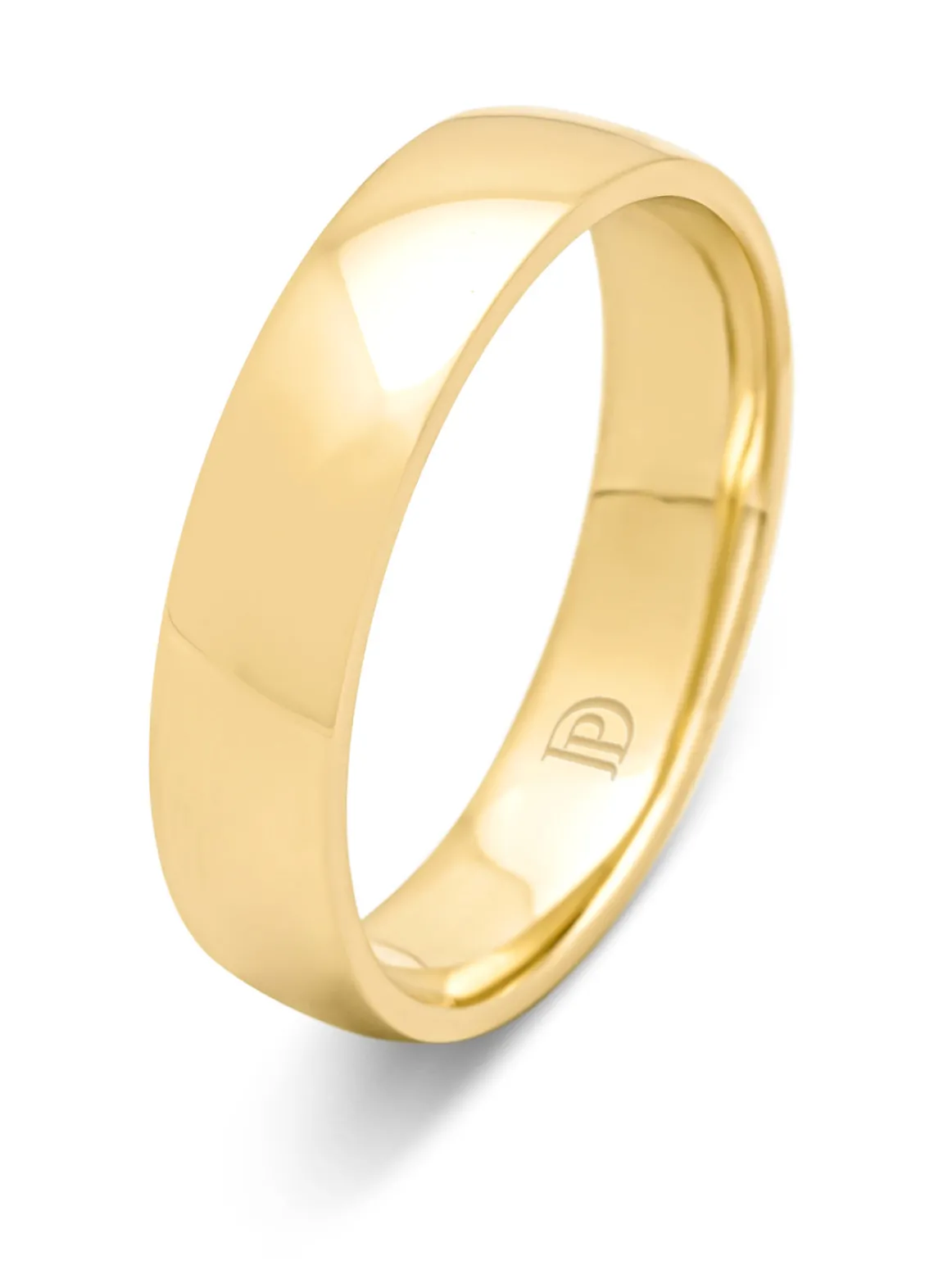 Geelgouden 18 kt trouwring, Wedding