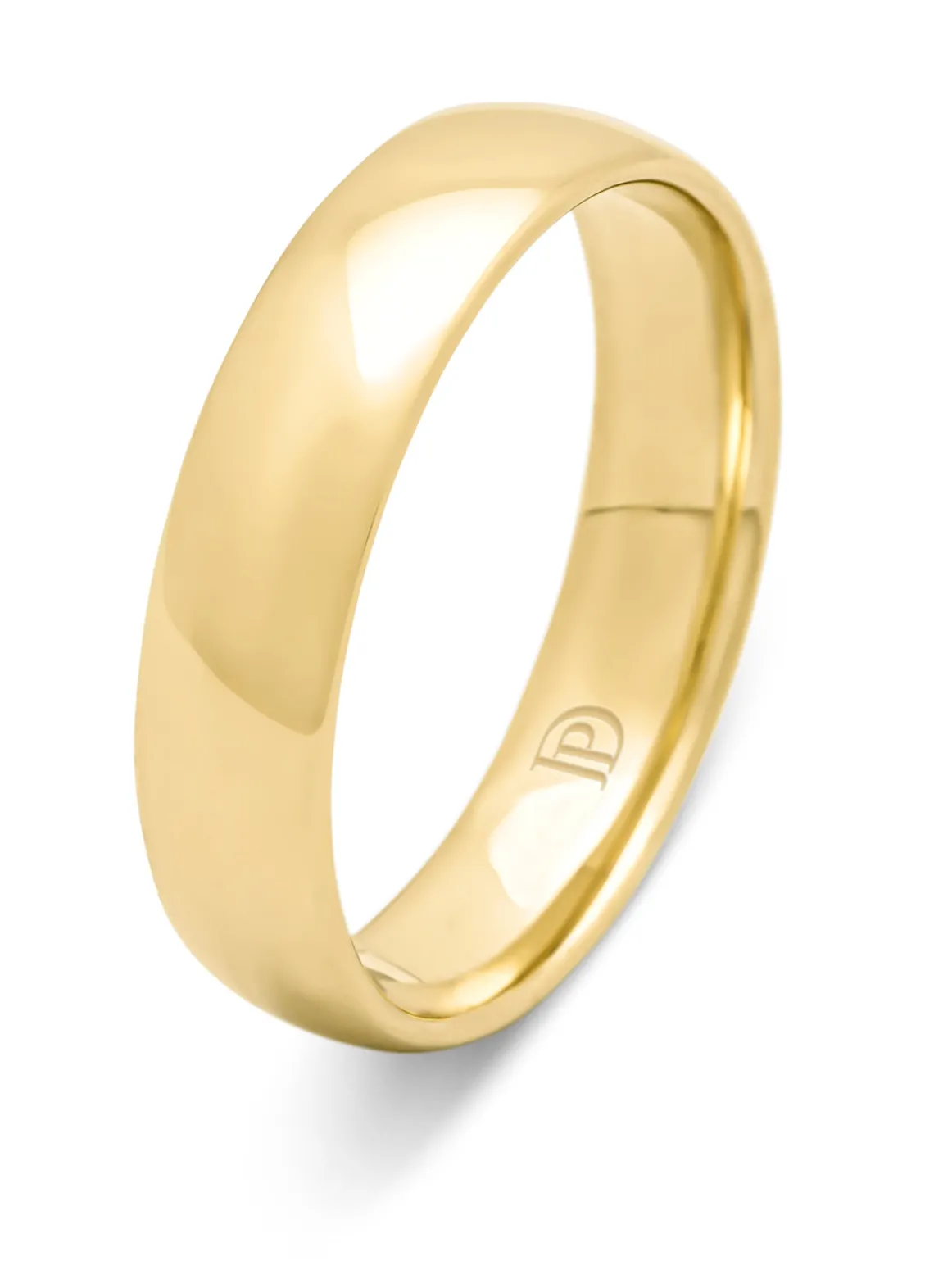 Geelgouden 18 kt trouwring, Wedding