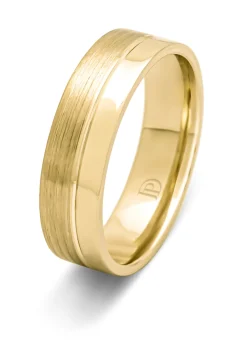 Geelgouden 18 kt trouwring, Wedding