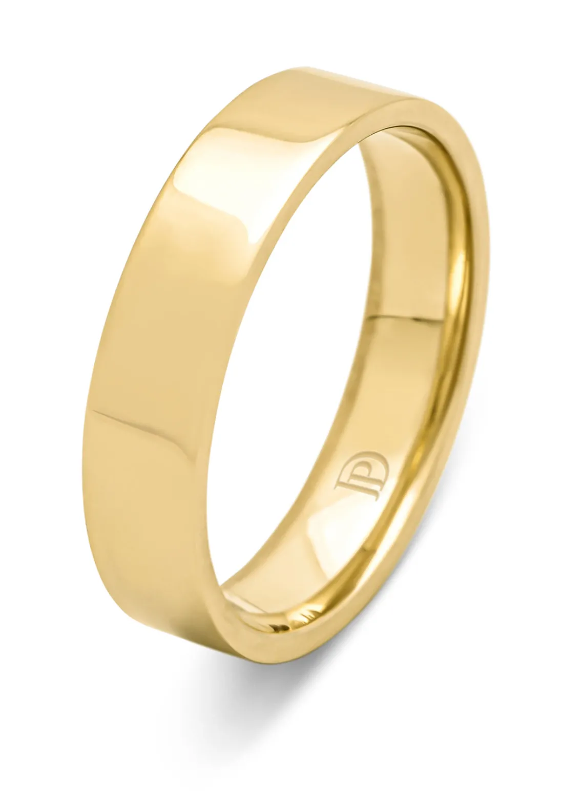 Geelgouden 18 kt trouwring, Wedding