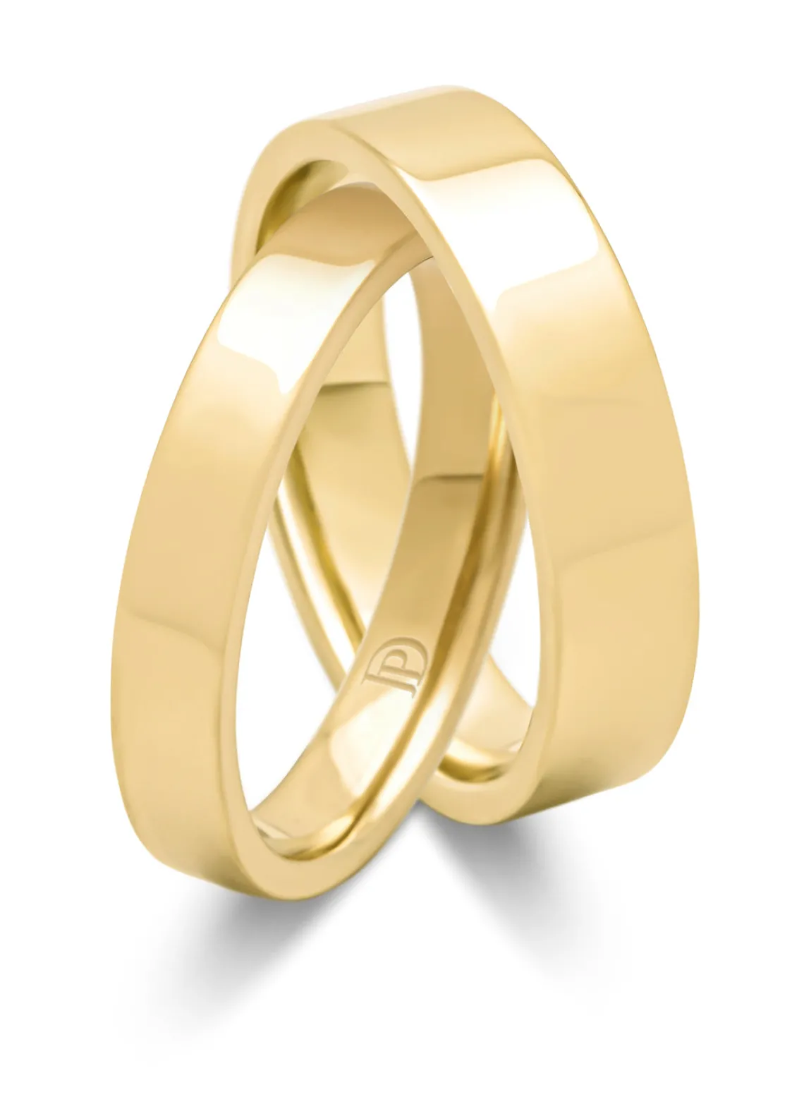 Geelgouden 18 kt trouwring, Wedding