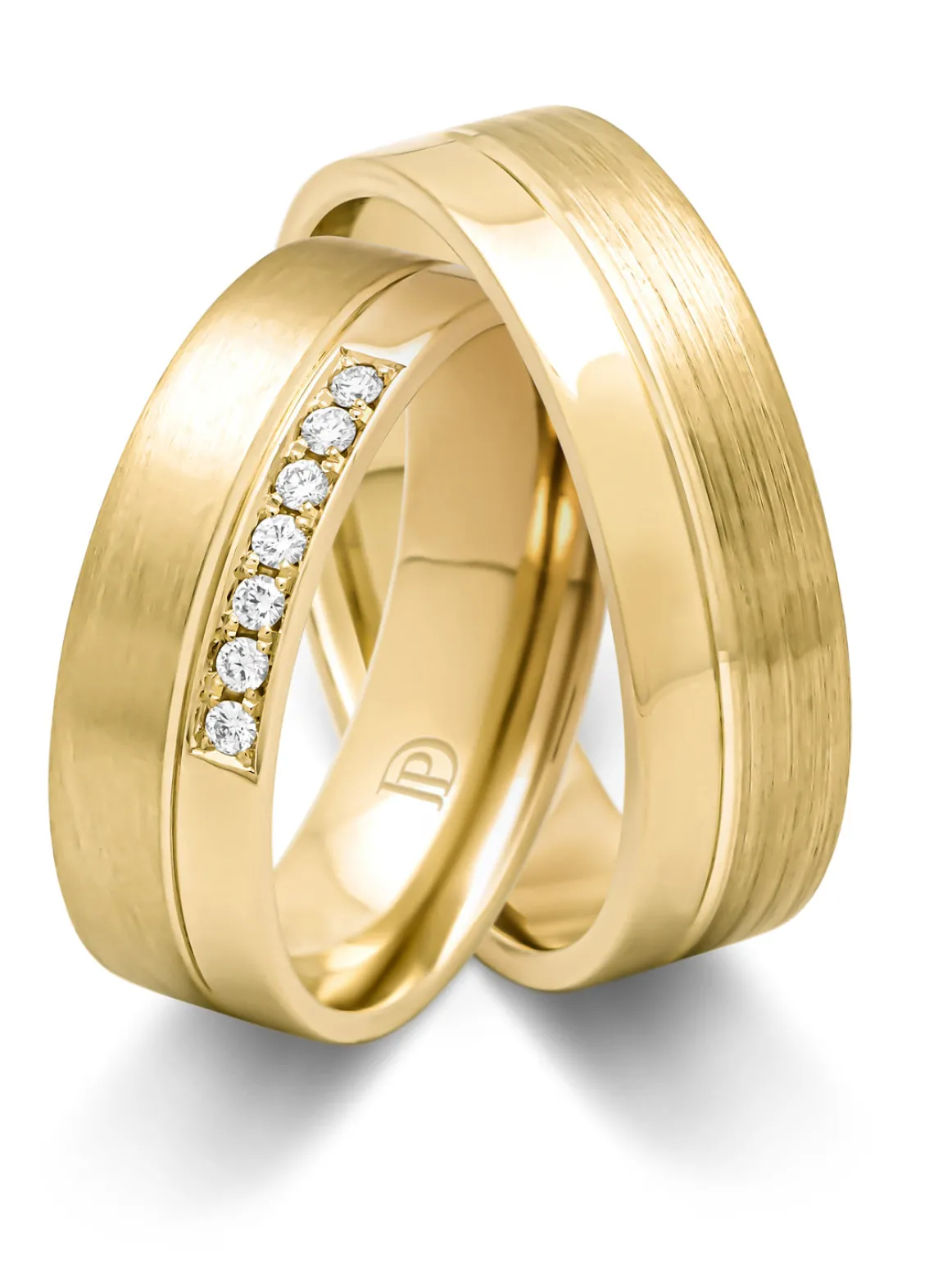 Geelgouden 18 kt trouwring, Wedding