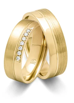 Geelgouden 18 kt trouwring, Wedding