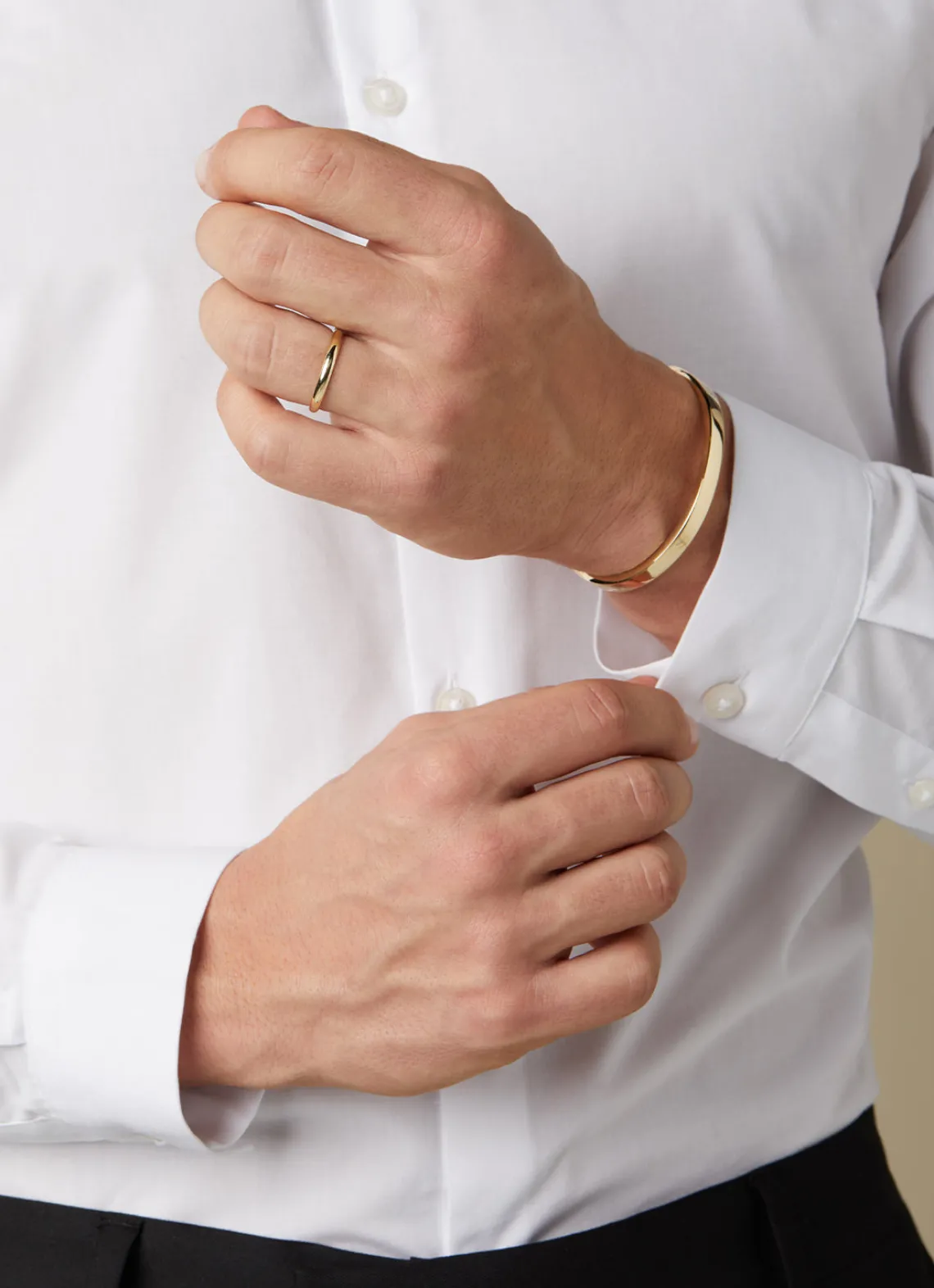 Geelgouden 14 kt trouwring, Wedding