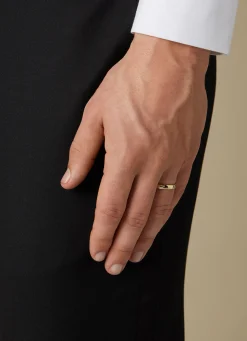 Geelgouden 14 kt trouwring, Wedding
