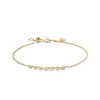 Geelgouden armband, 0.11 ct diamant, Joy