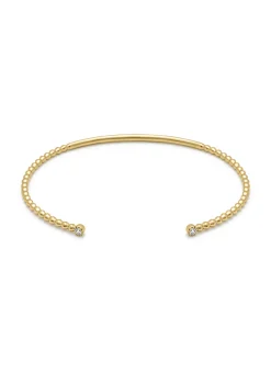 Geelgouden armband, 0.10 ct diamant, Joy