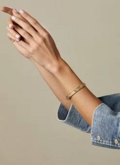 Geelgouden armband, 0.06 ct diamant, Queen Bee