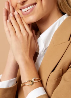 Geelgouden armband, 0.52 ct diamant, Like a star