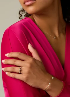 Geelgouden armband, 0.17 ct diamant, La Dolce Vita