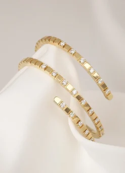 Geelgouden armband, 1.50 ct diamant, Gallery