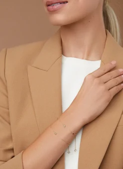 Geelgouden armband, 0.32 ct groene tourmalijn, Joy