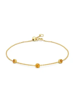 Geelgouden armband, 0.29 ct madeira citrien, Joy