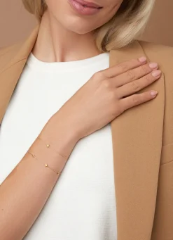 Geelgouden armband, 0.29 ct madeira citrien, Joy