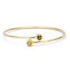 Geelgouden armband, 0.29 ct rooktopaas, La Dolce Vita