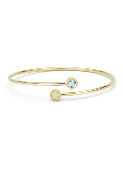 Geelgouden armband, 0.34 ct topaas, La Dolce Vita
