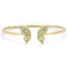Geelgouden armband, 0.29 ct tsavoriet, Butterfly Kisses