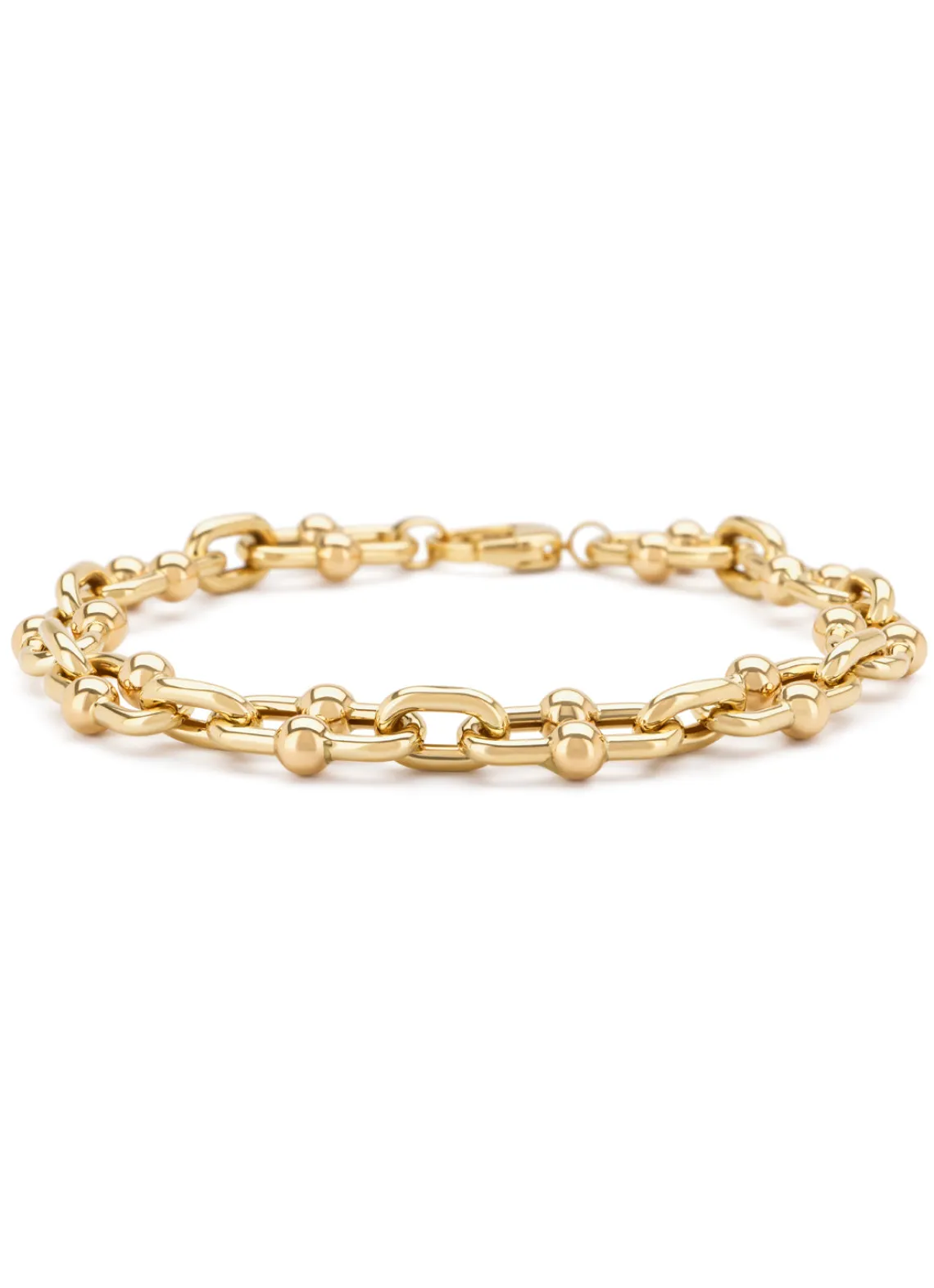 Geelgouden armband Timeless Treasures 19 cm