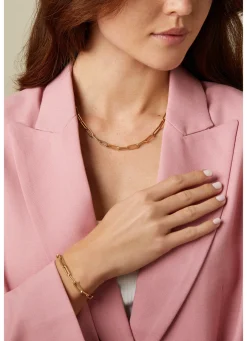 Geelgouden collier Closed Forever 50 cm