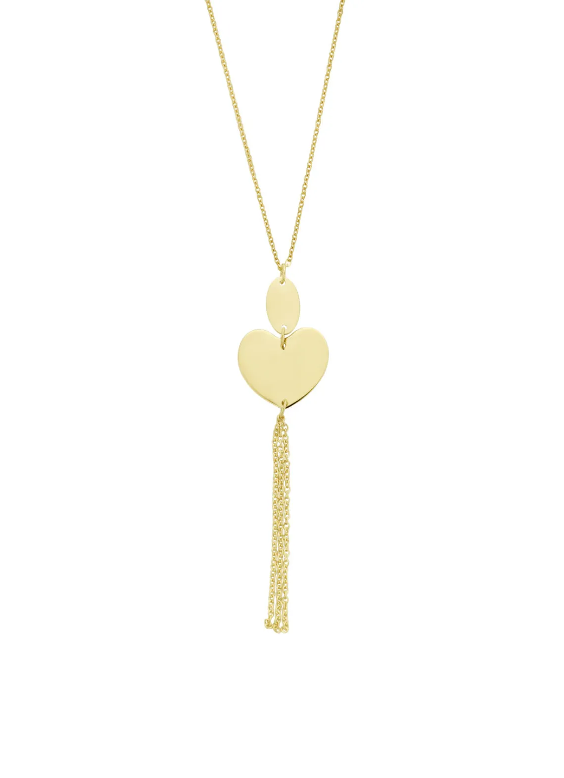 Geelgouden collier Marigold