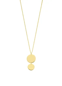 Geelgouden collier Marigold