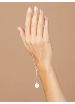 Geelgouden collier Marigold