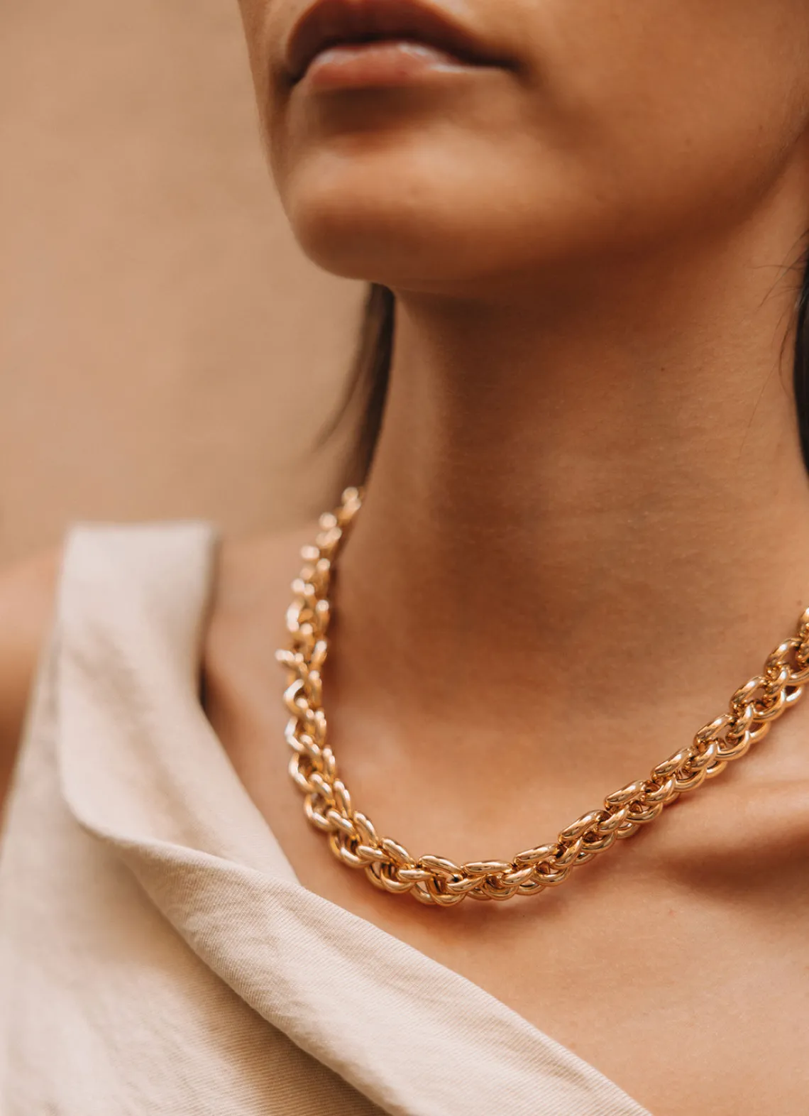 Geelgouden collier Timeless Treasures