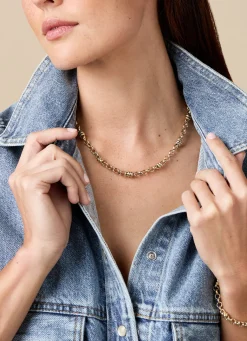 Geelgouden collier Timeless Treasures 45 cm