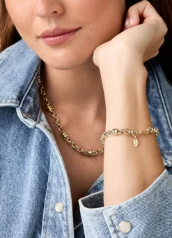 Geelgouden collier Timeless Treasures 45 cm