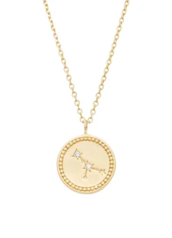 Geelgouden collier, Zodiac-Cancer (Kreeft)