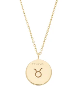 Geelgouden collier, Zodiac-Taurus (Stier)