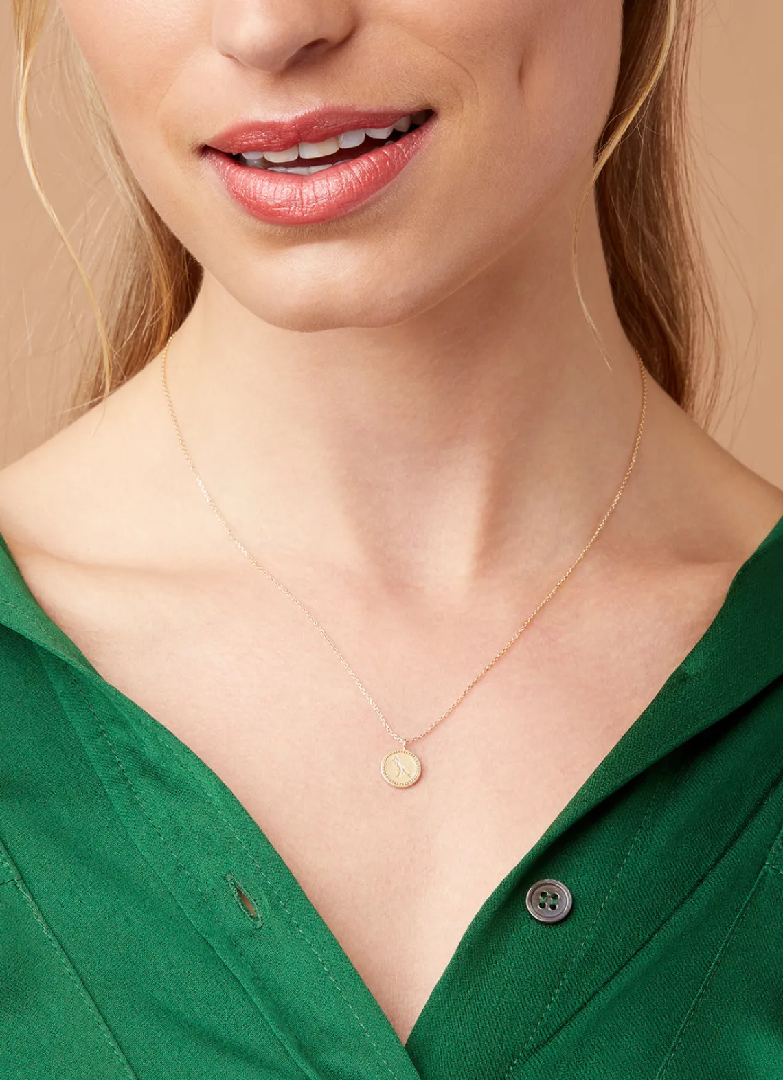 Geelgouden collier, Zodiac-Cancer (Kreeft)