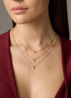 Geelgouden hanger, 0.06 ct diamant, Groeibriljant