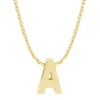 Geelgouden hanger A, Alphabet