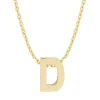 Geelgouden hanger D, Alphabet