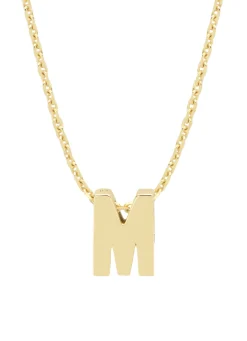 Geelgouden hanger M, Alphabet