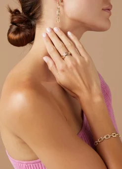 Geelgouden oorsieraden, 0.29 ct diamant, Timeless Treasures