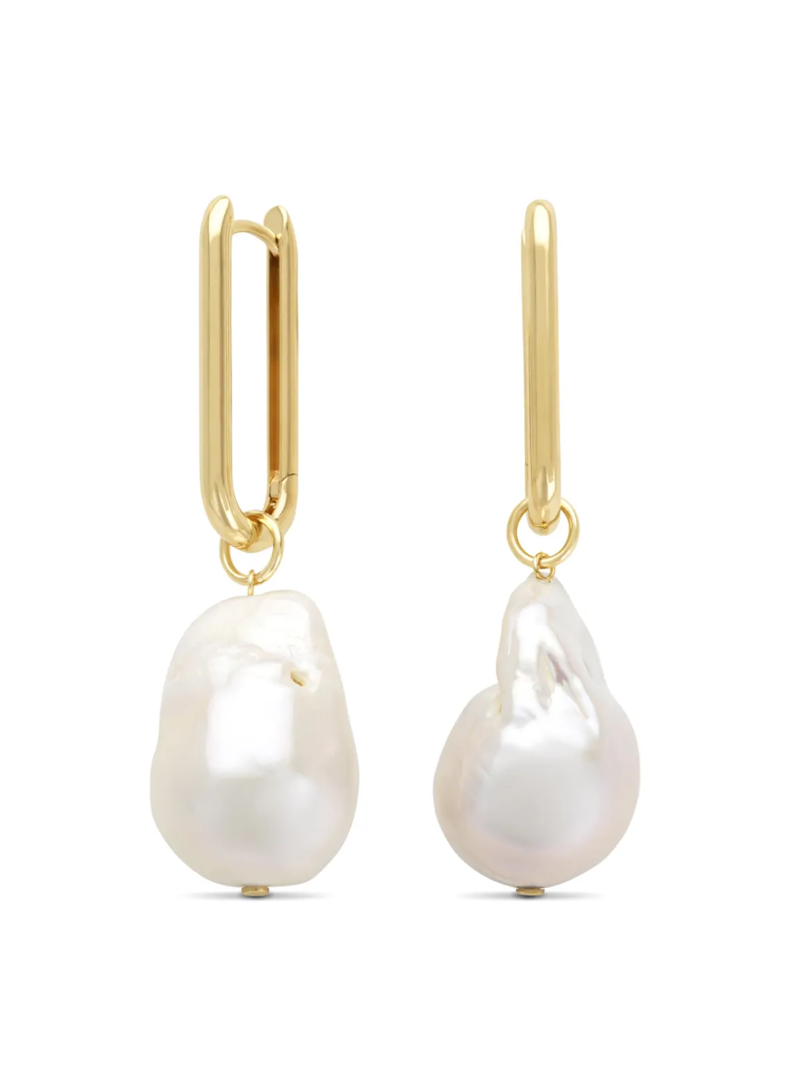 Geelgouden parel oorsieraden Marigold