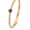 Geelgouden ring, 0.05 ct blauwe saffier, Joy