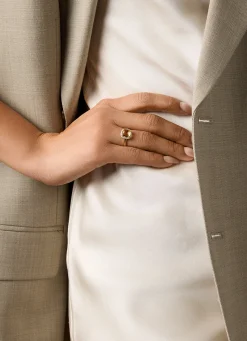 Geelgouden ring, 2.35 ct citrien, Fiësta