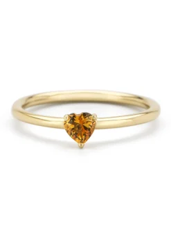 Geelgouden ring, 0.22 ct citrien, Joy