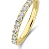 Geelgouden ring, 0.52 ct diamant, Wedding