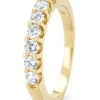 Geelgouden ring, 0.50 ct diamant, Wedding