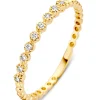 Geelgouden ring, 0.09 ct diamant, Joy