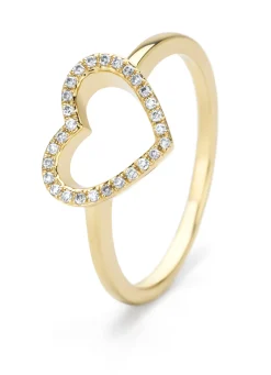 Geelgouden ring, 0.08 ct diamant, Dreamer