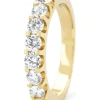 Geelgouden ring, 0.77 ct diamant, Wedding